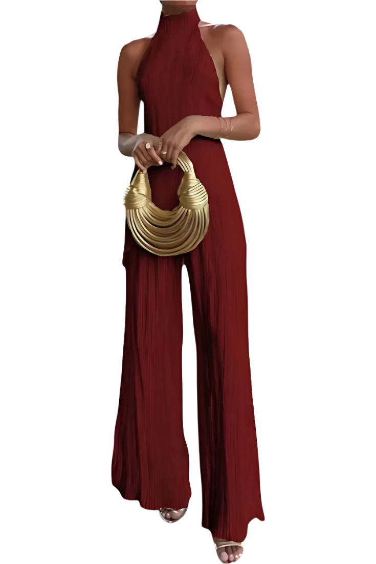 Felissia – Completo Elegante Donna Plissettato per la Sera