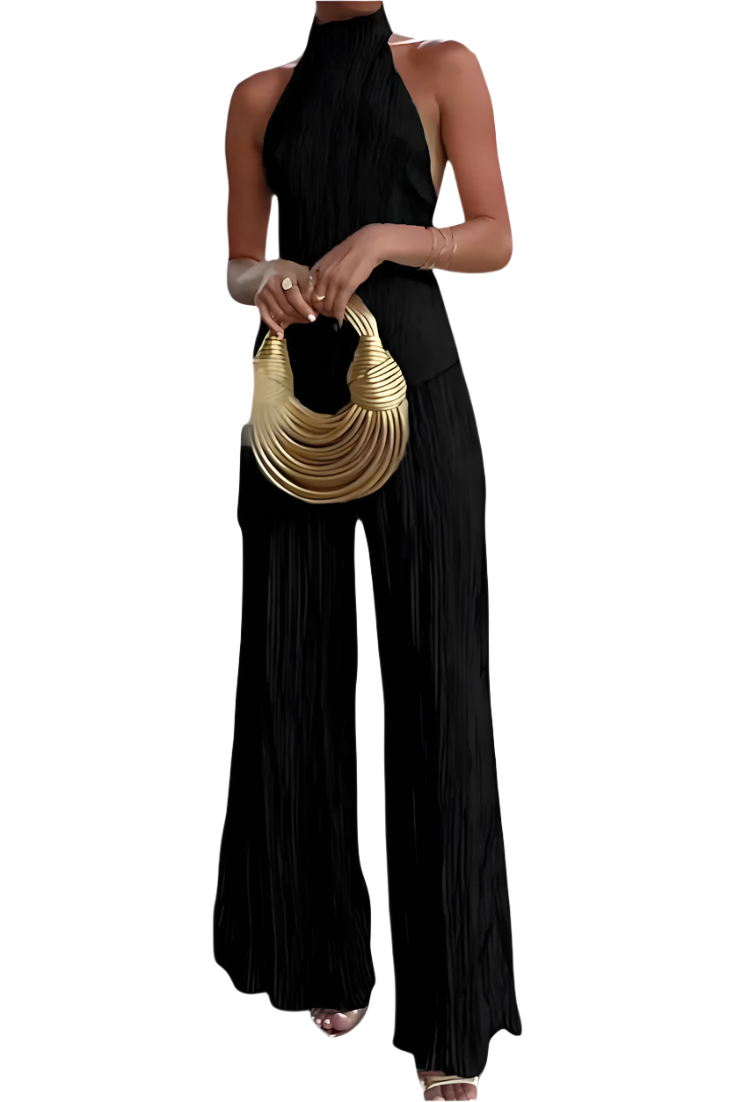Felissia – Completo Elegante Donna Plissettato per la Sera