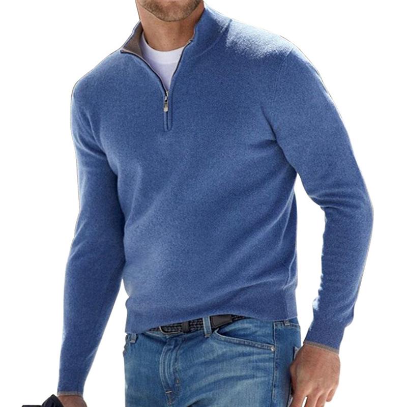 Maglione con Zip Uomo