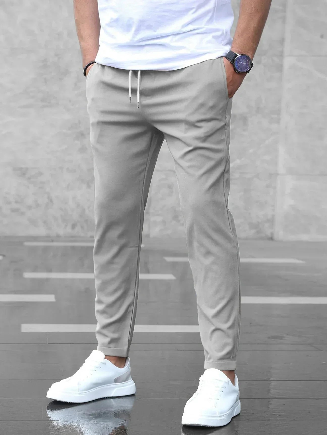 Pantaloni Eleganza Stretch Uomo