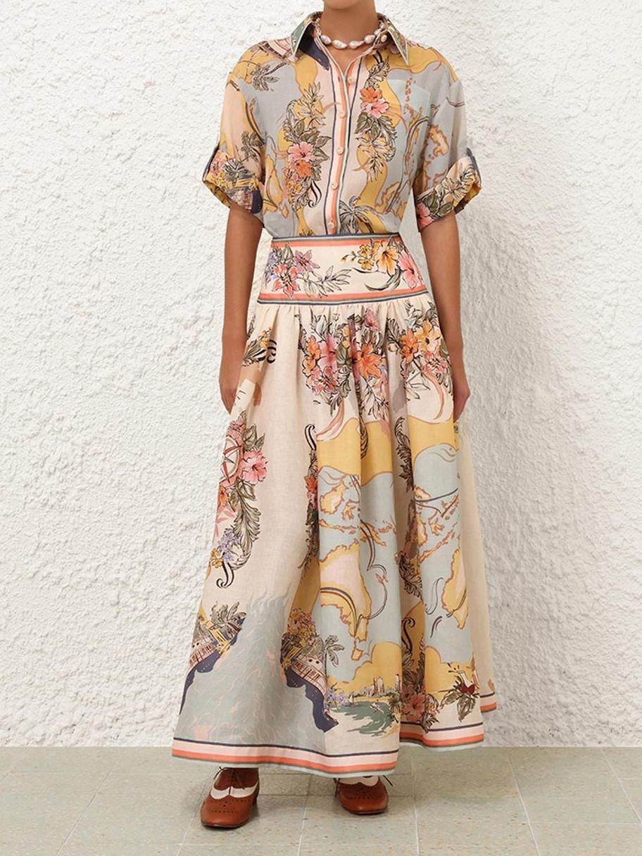 Karen – Gonna Vintage a Vita Alta e Linea A da Donna
