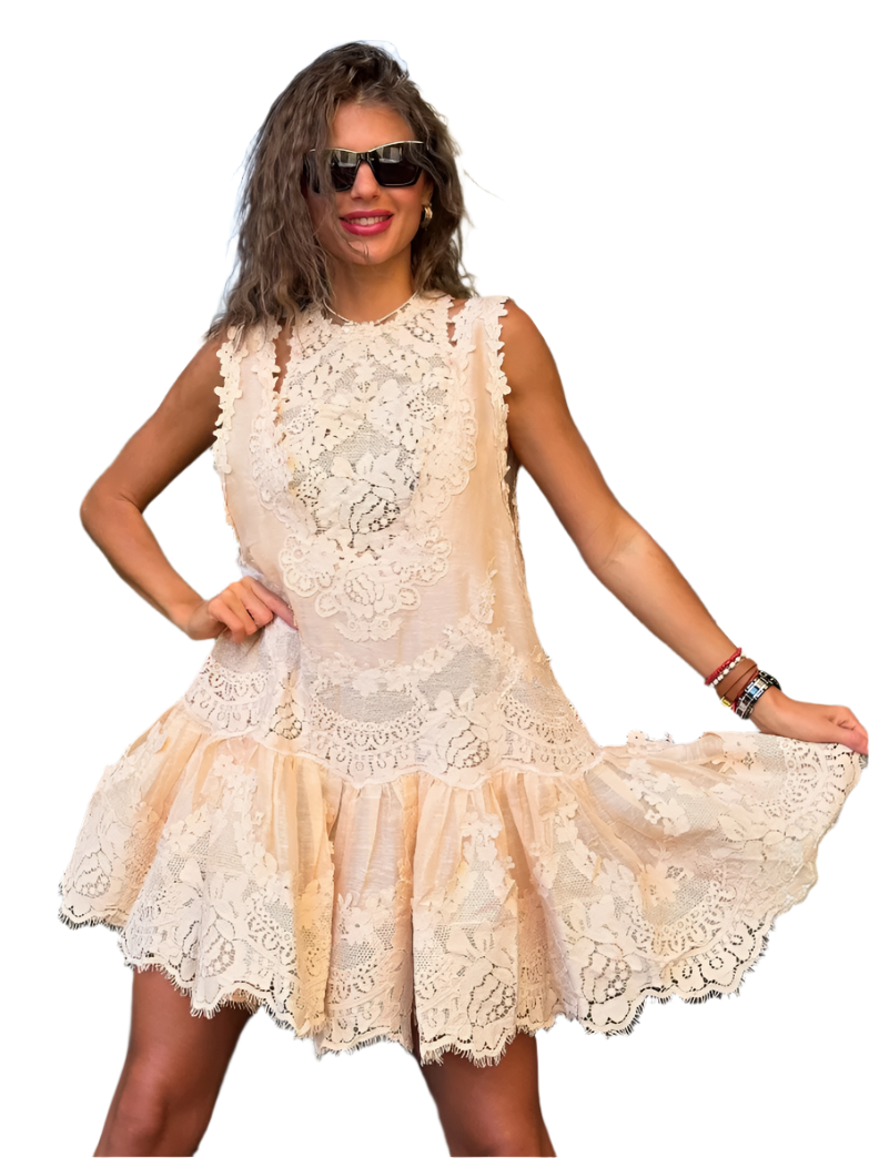 Francesca – Abito Due Pezzi in Pizzo da Donna