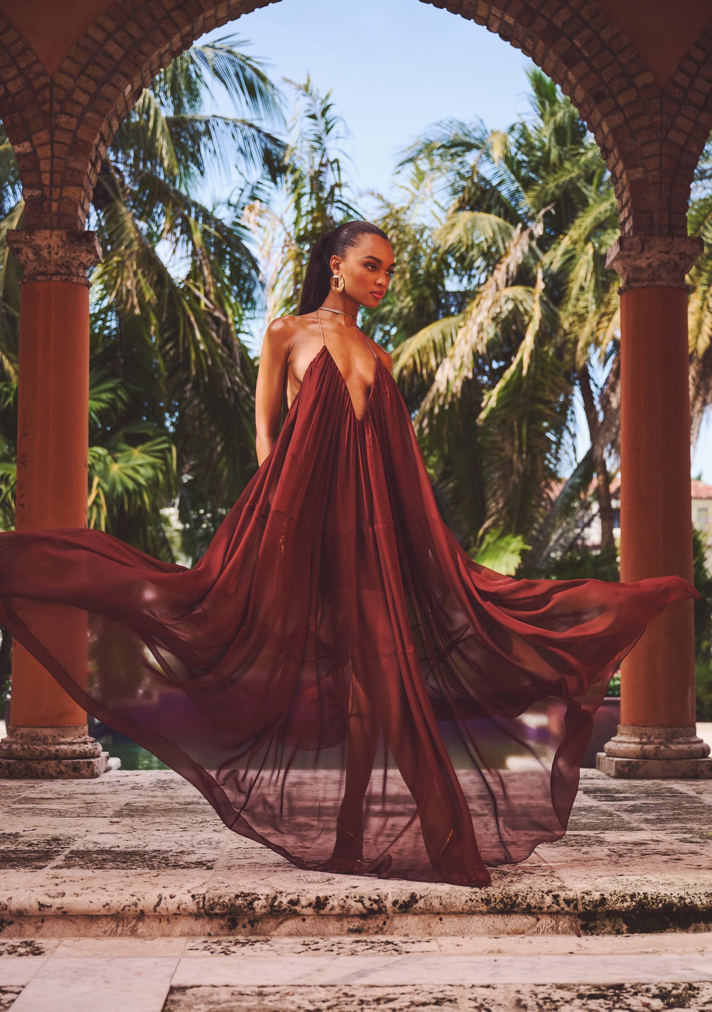 Amie – Abito Lungo in Chiffon da Donna dal Tocco Leggero