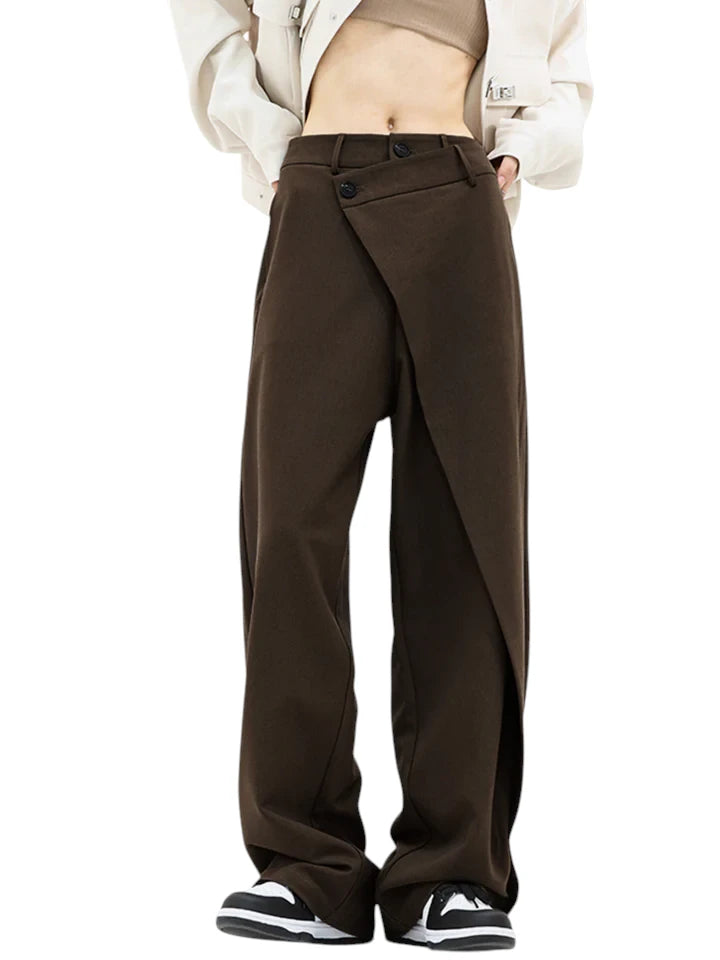 Pantaloni Larghi Eleganti Donna
