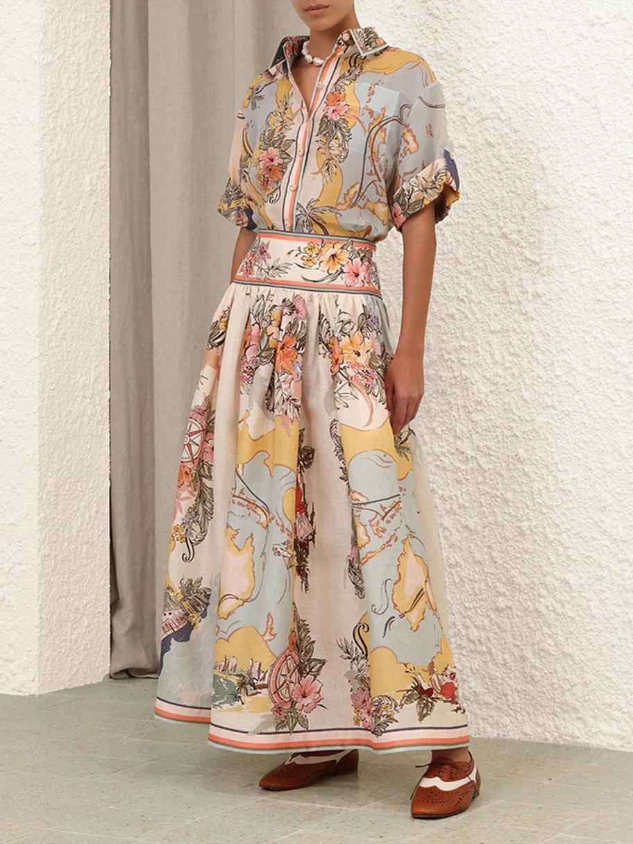 Karen – Gonna Vintage a Vita Alta e Linea A da Donna