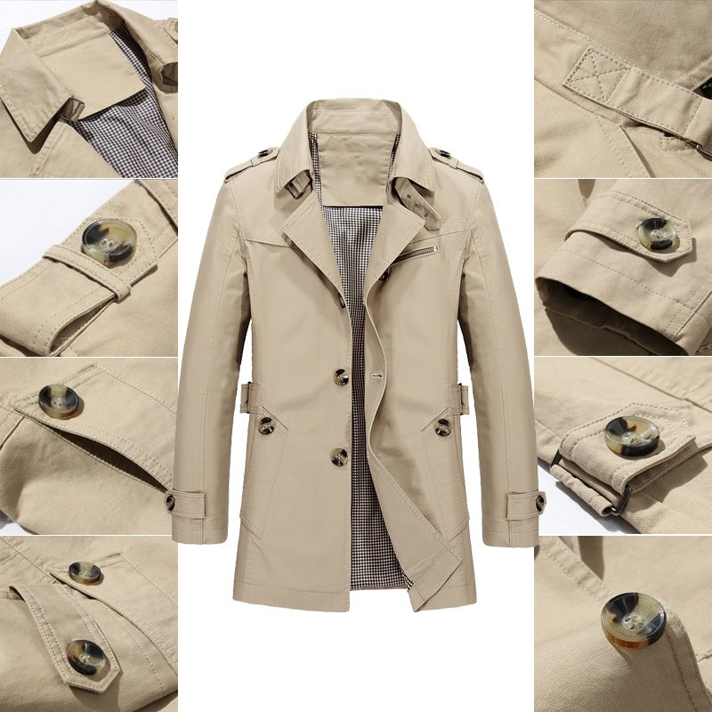 Giacca Windbreaker con Fodera in Pile Uomo