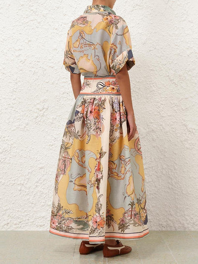 Karen – Gonna Vintage a Vita Alta e Linea A da Donna