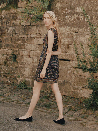 Patricia – Minidress Donna Retro-Chic in Misto Seta
