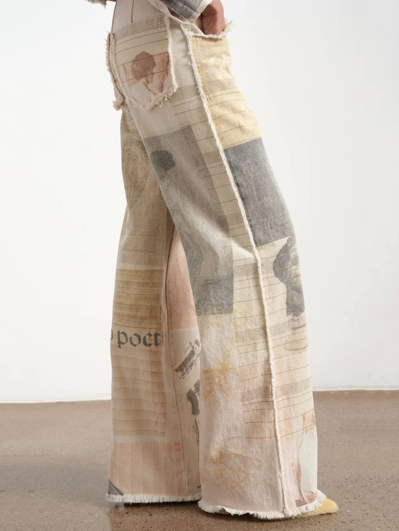 Clara – Jeans Donna a Vita Alta Gamba Ampia in Cotone