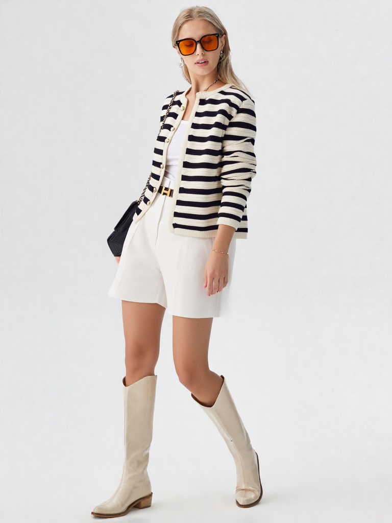 Sienna | Giacca Chic a Righe