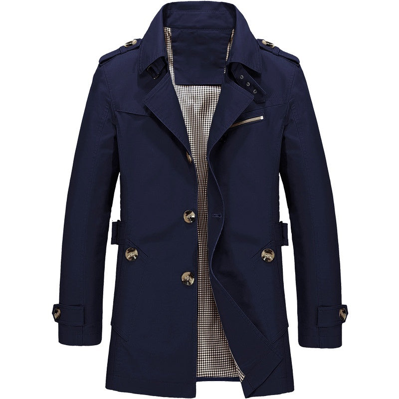 Giacca Windbreaker con Fodera in Pile Uomo