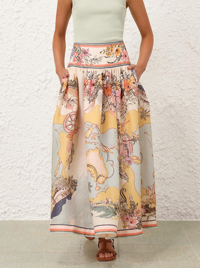 Karen – Gonna Vintage a Vita Alta e Linea A da Donna