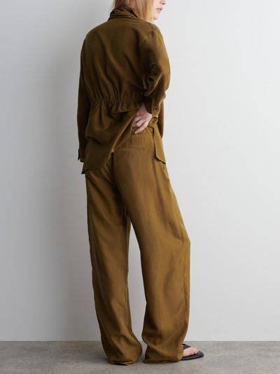 Ayessa – Completo Blazer Donna con Revers a Sciarpa e Pantaloni Sartoriali