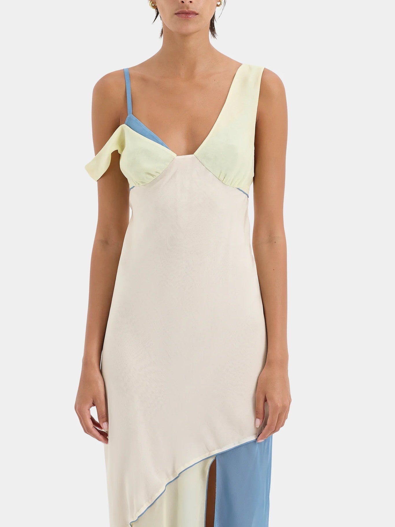 Bridget – Abito Midi da Donna in Chiffon Bicolor