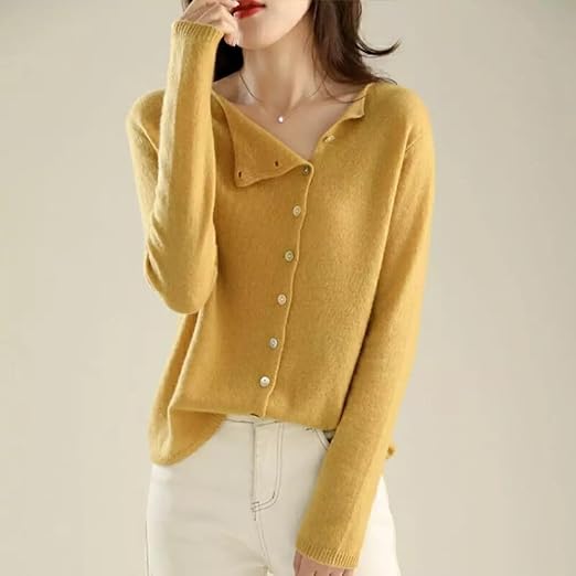 Cardigan in Cashmere Morbido Donna