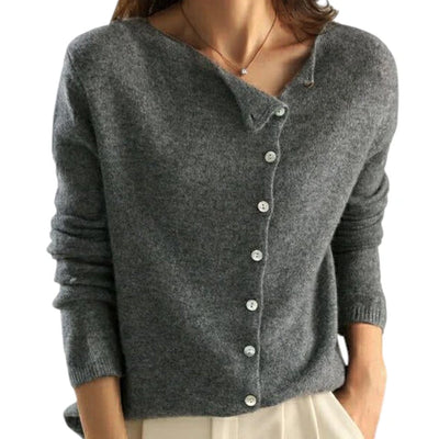 Cardigan in Cashmere Morbido Donna