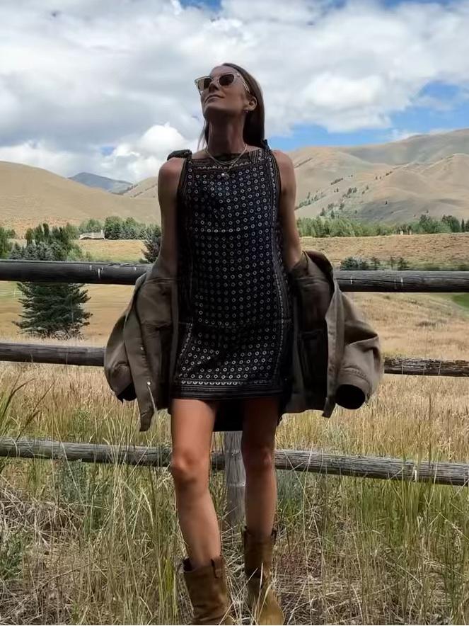 Patricia – Minidress Donna Retro-Chic in Misto Seta