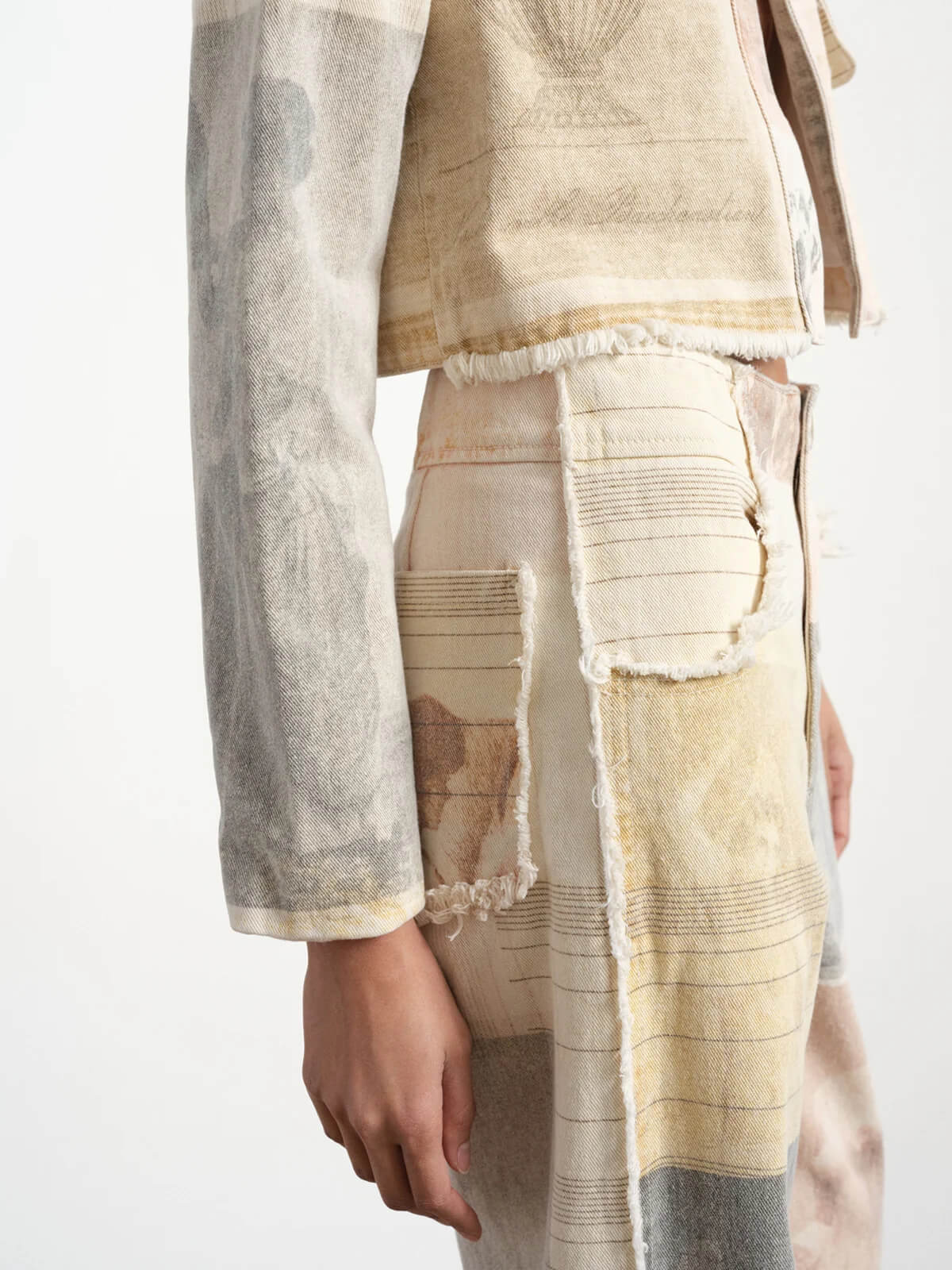 Clara – Jeans Donna a Vita Alta Gamba Ampia in Cotone