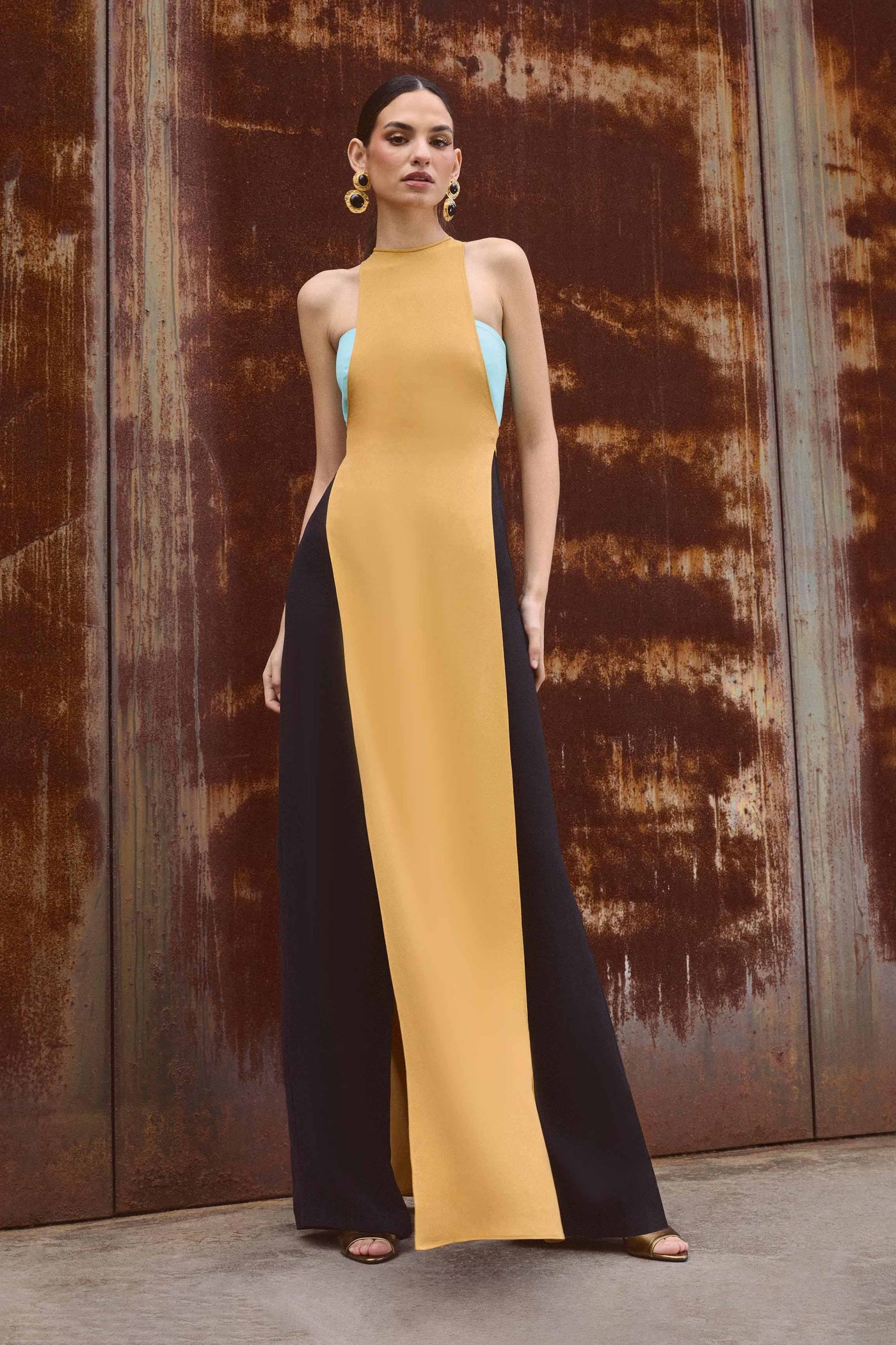 Alessia – Tuta Estiva da Donna in Crepe Drappeggiato