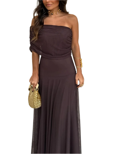 Kairen – Abito Maxi Donna in Georgette Luminoso