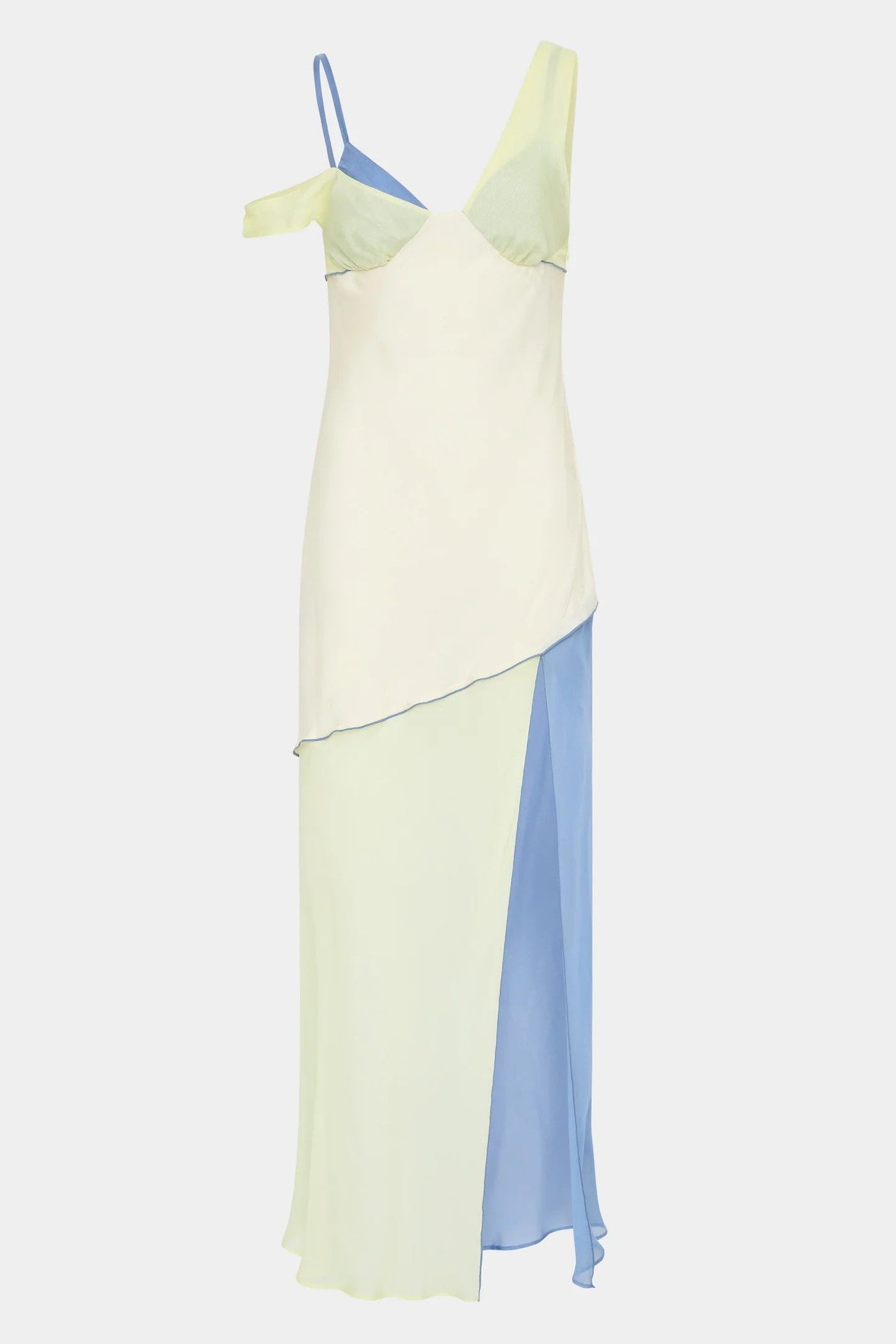 Bridget – Abito Midi da Donna in Chiffon Bicolor