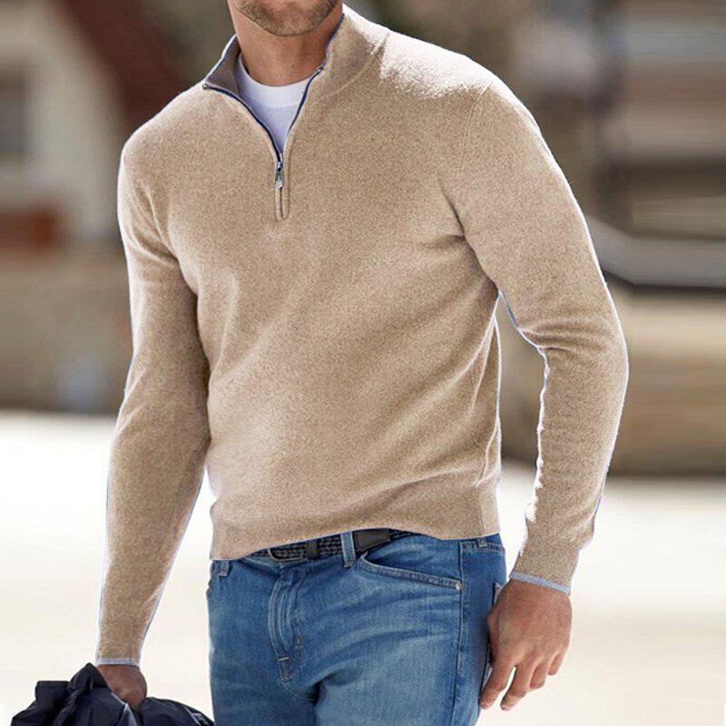 Maglione con Zip Uomo
