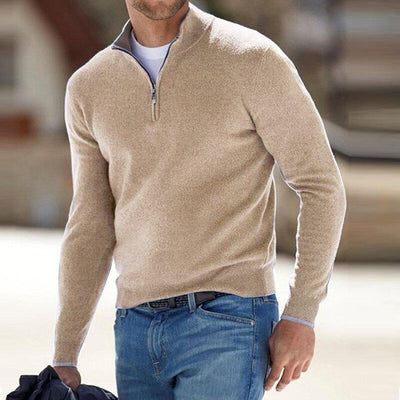 Maglione con Zip Uomo