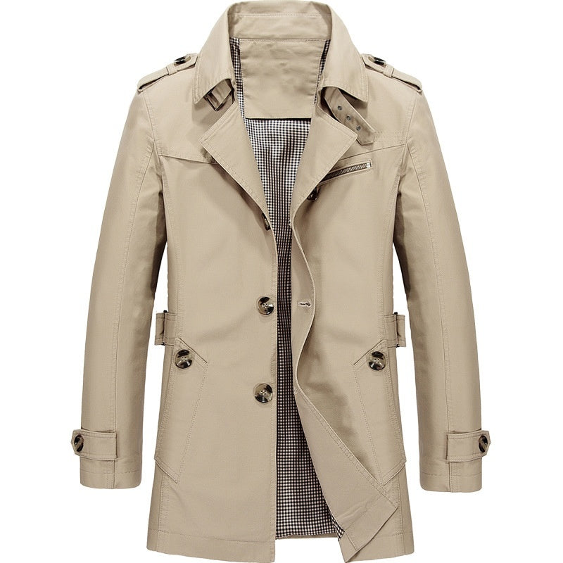 Giacca Windbreaker con Fodera in Pile Uomo