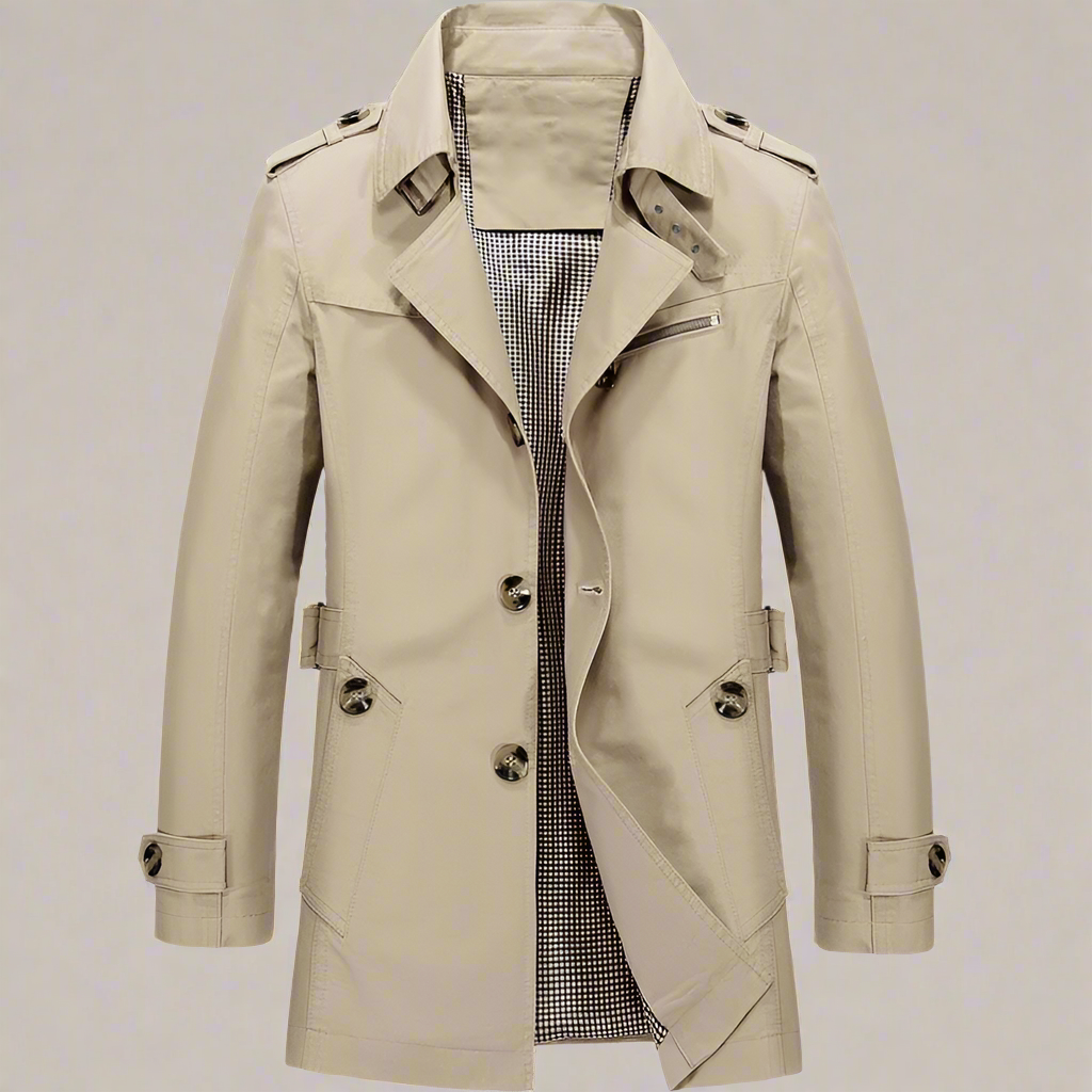 Giacca Windbreaker con Fodera in Pile Uomo