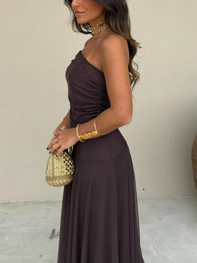 Kairen – Abito Maxi Donna in Georgette Luminoso