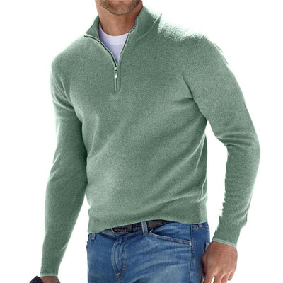 Maglione con Zip Uomo