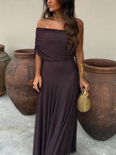 Kairen – Abito Maxi Donna in Georgette Luminoso