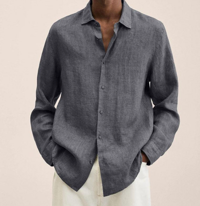 Camicia Uomo in Lino Traspirante