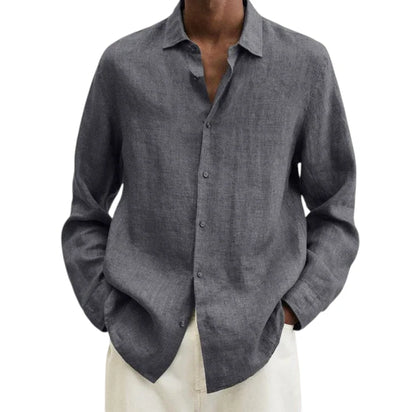 Camicia Uomo in Lino Traspirante