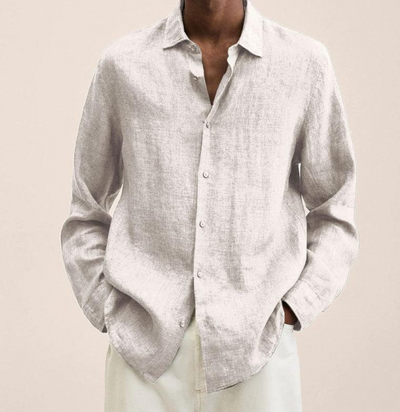 Camicia Uomo in Lino Traspirante