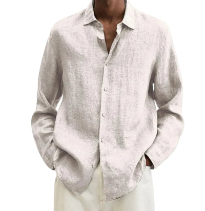 Camicia Uomo in Lino Traspirante