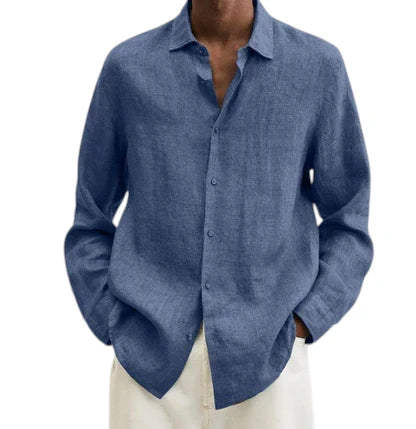 Camicia Uomo in Lino Traspirante