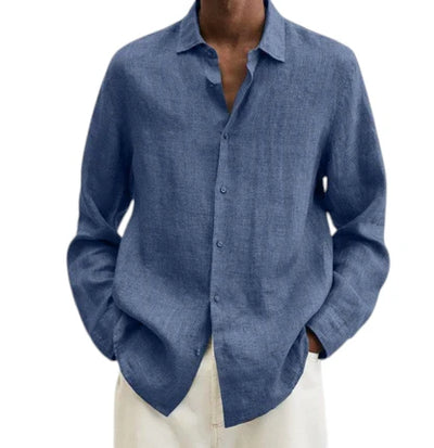 Camicia Uomo in Lino Traspirante