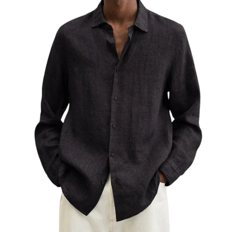 Camicia Uomo in Lino Traspirante