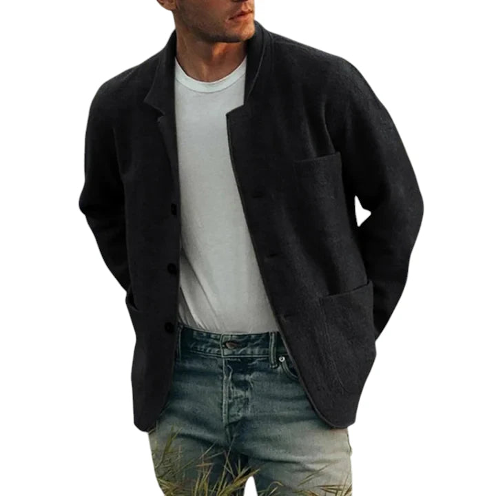 Cardigan Leggero Uomo – Stile Casual con Tasche