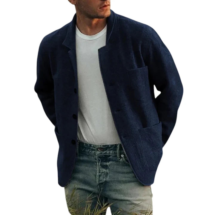 Cardigan Leggero Uomo – Stile Casual con Tasche