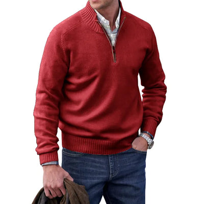 Maglione con Cerniera in Cashmere Uomo