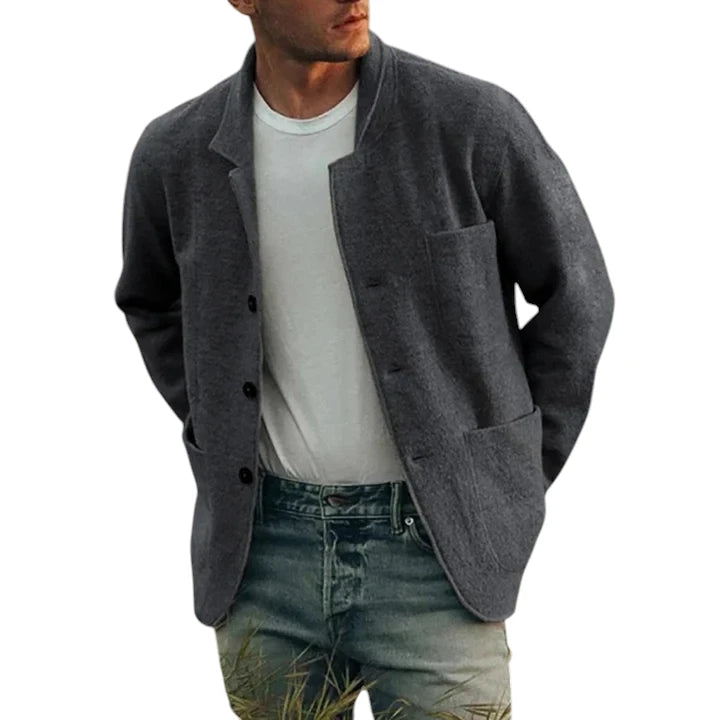 Cardigan Leggero Uomo – Stile Casual con Tasche