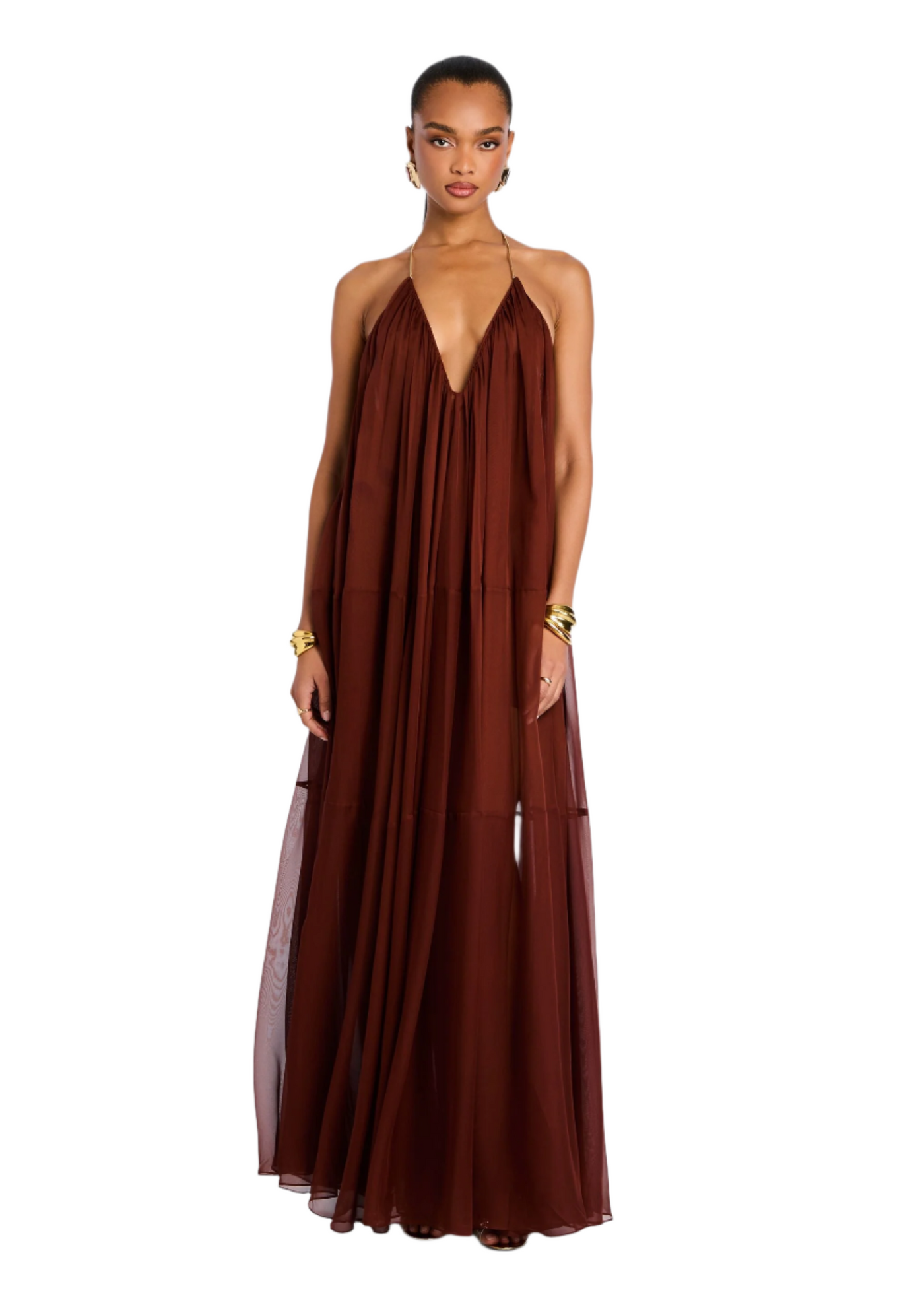 Amie – Abito Lungo in Chiffon da Donna dal Tocco Leggero