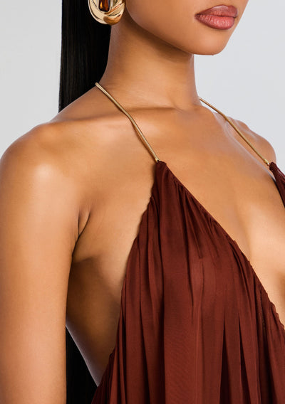 Amie – Abito Lungo in Chiffon da Donna dal Tocco Leggero