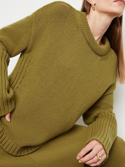 Lucienne – Set Maglia Lavorata & Gonna Lunga da Donna