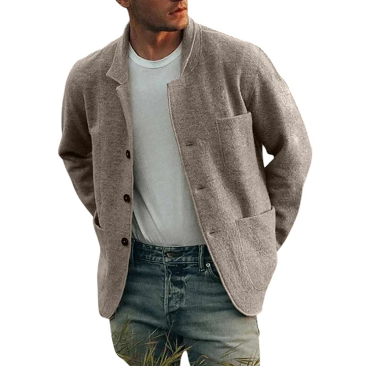 Cardigan Leggero Uomo – Stile Casual con Tasche