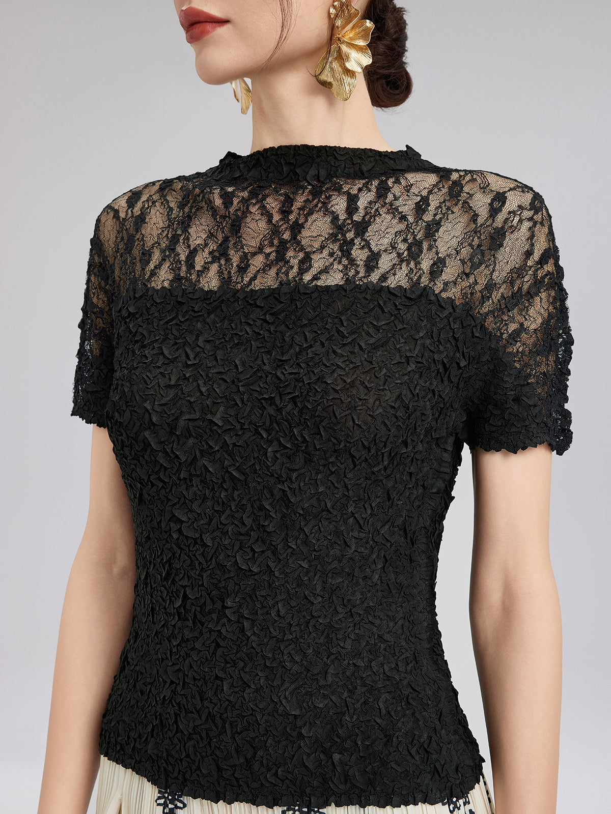Lara – Completo Boho Plissé da Donna