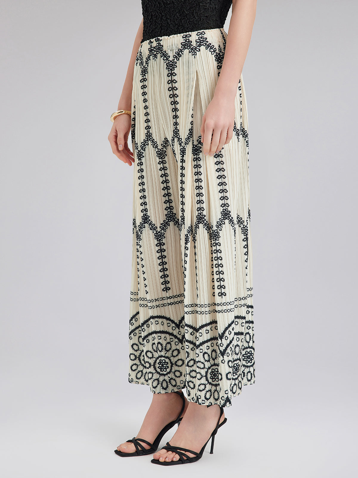 Lara – Completo Boho Plissé da Donna