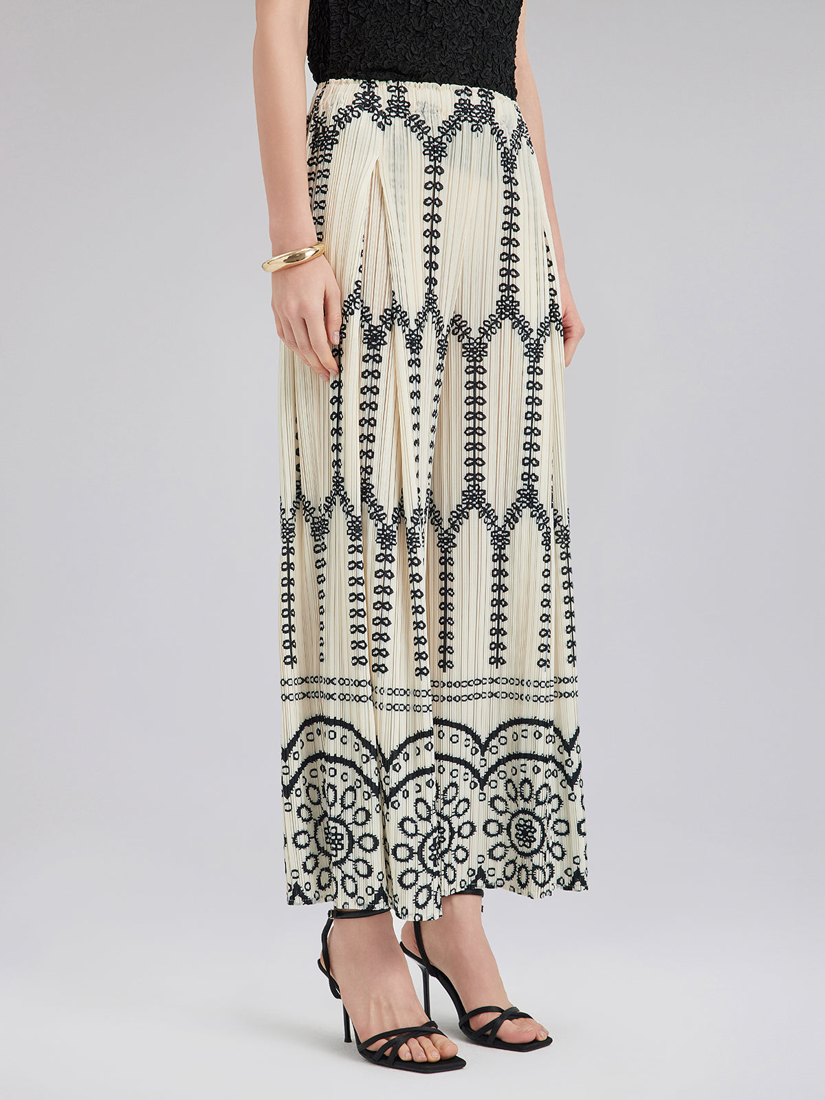 Lara – Completo Boho Plissé da Donna